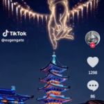 壮大なドローンライトショー